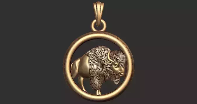 Wild Bull Pendant