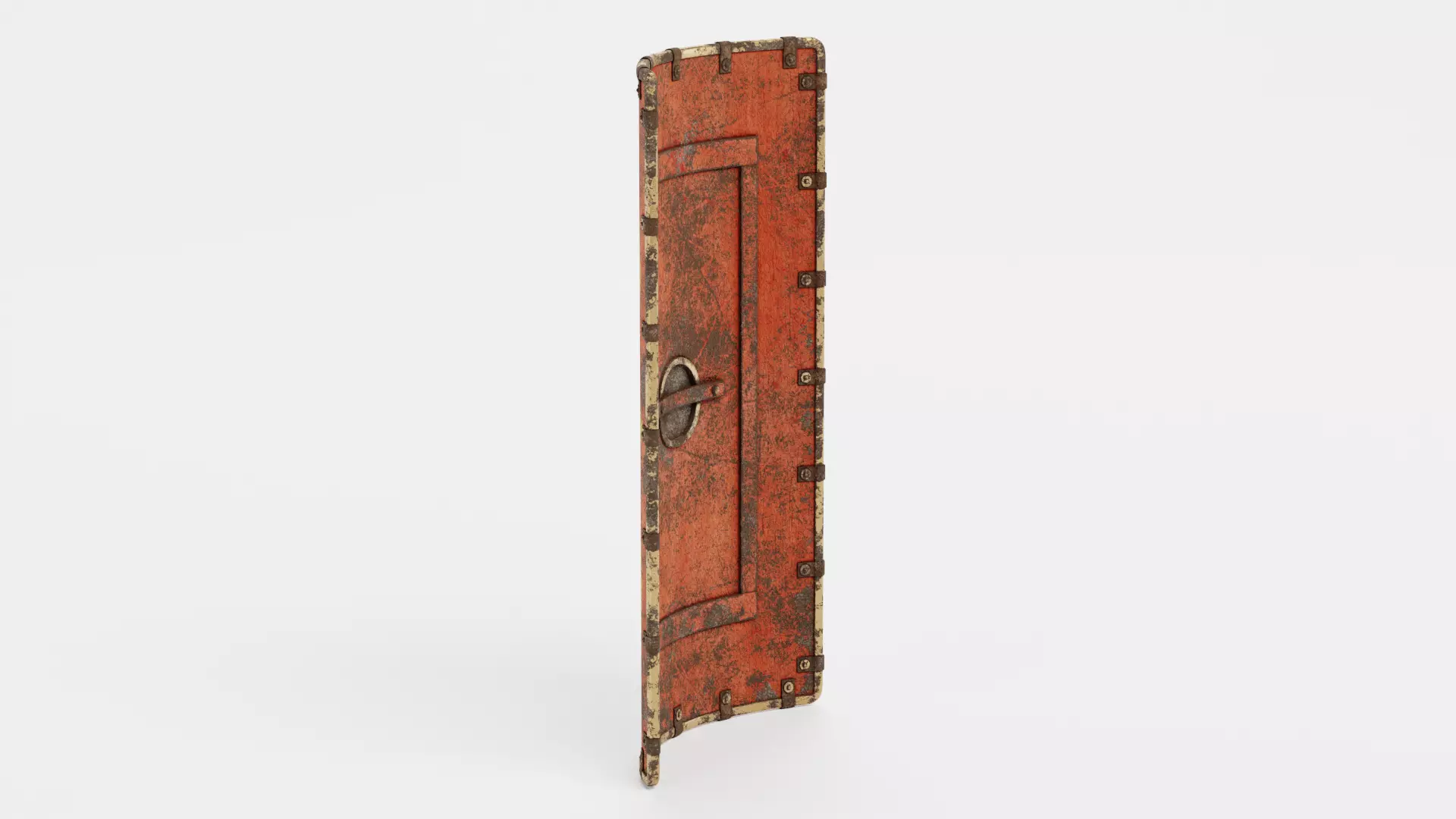 Dirty Scutum Shield - Roman Armor Equipment 3D model_4