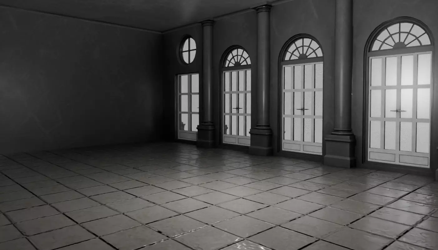 Building R01 Low-poly 3D model_2