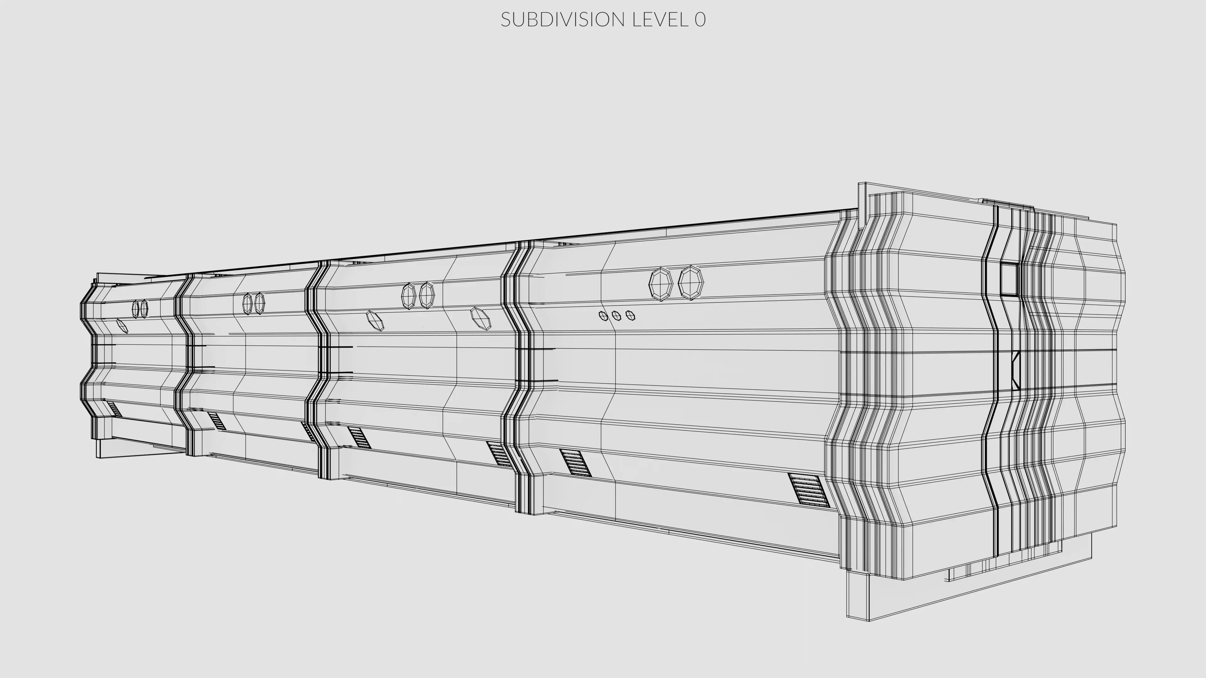 -Sci-fi Corridor Interior- 3D model_17