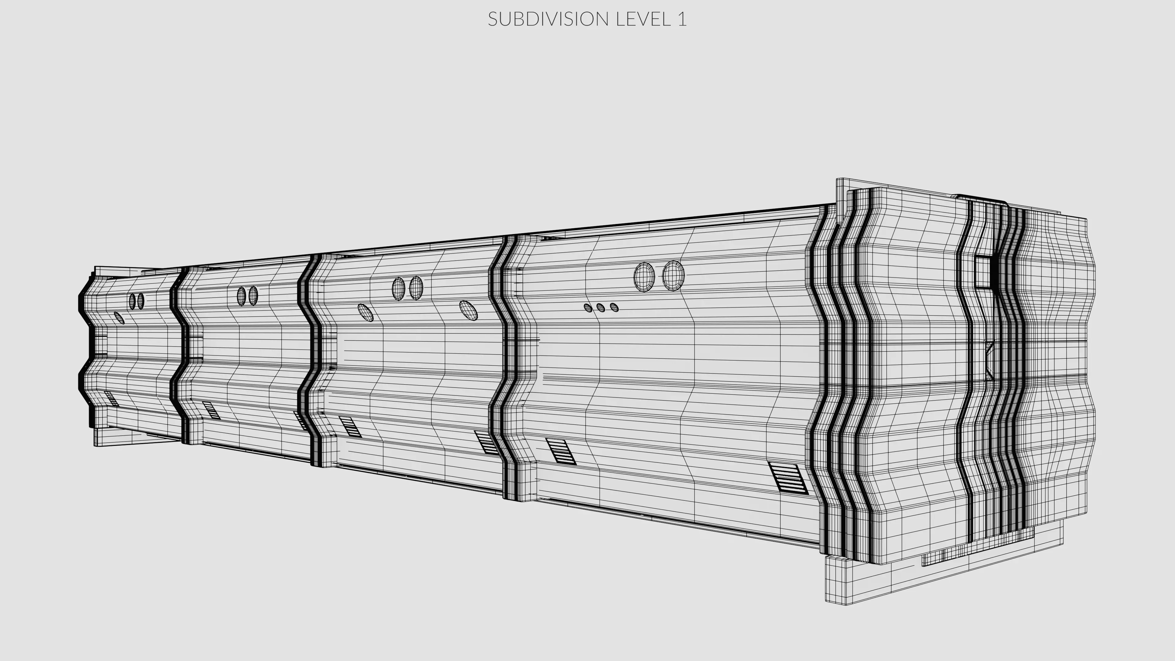 -Sci-fi Corridor Interior- 3D model_18