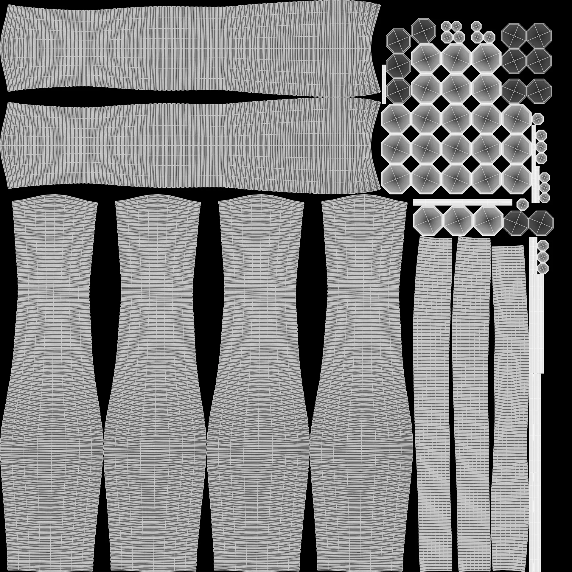 -Sci-fi Corridor Interior- 3D model_11