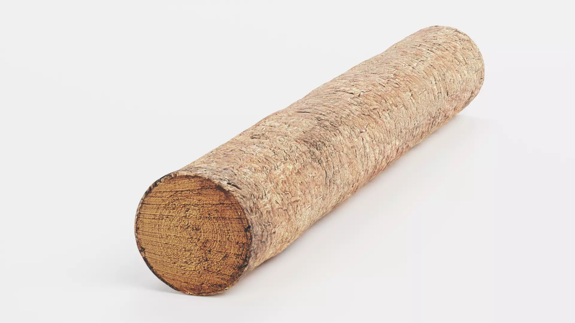 -Tree Log V1- Low-poly 3D model_3