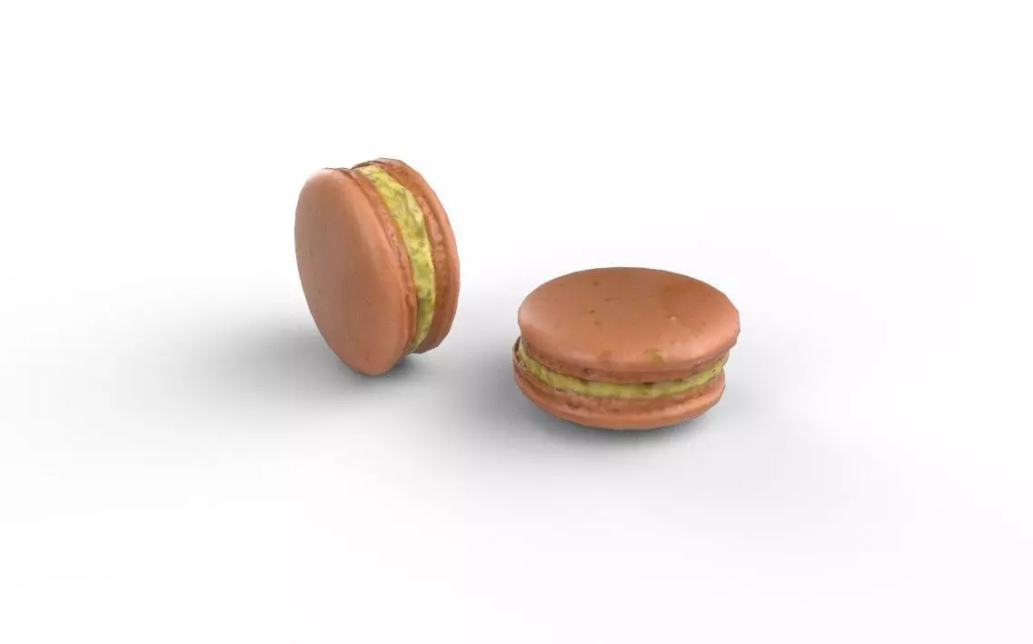 Macaron M01 Low-poly 3D model_5