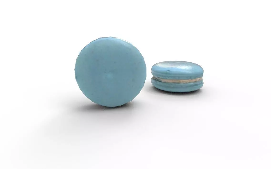 Macaron M05 Low-poly 3D model_4