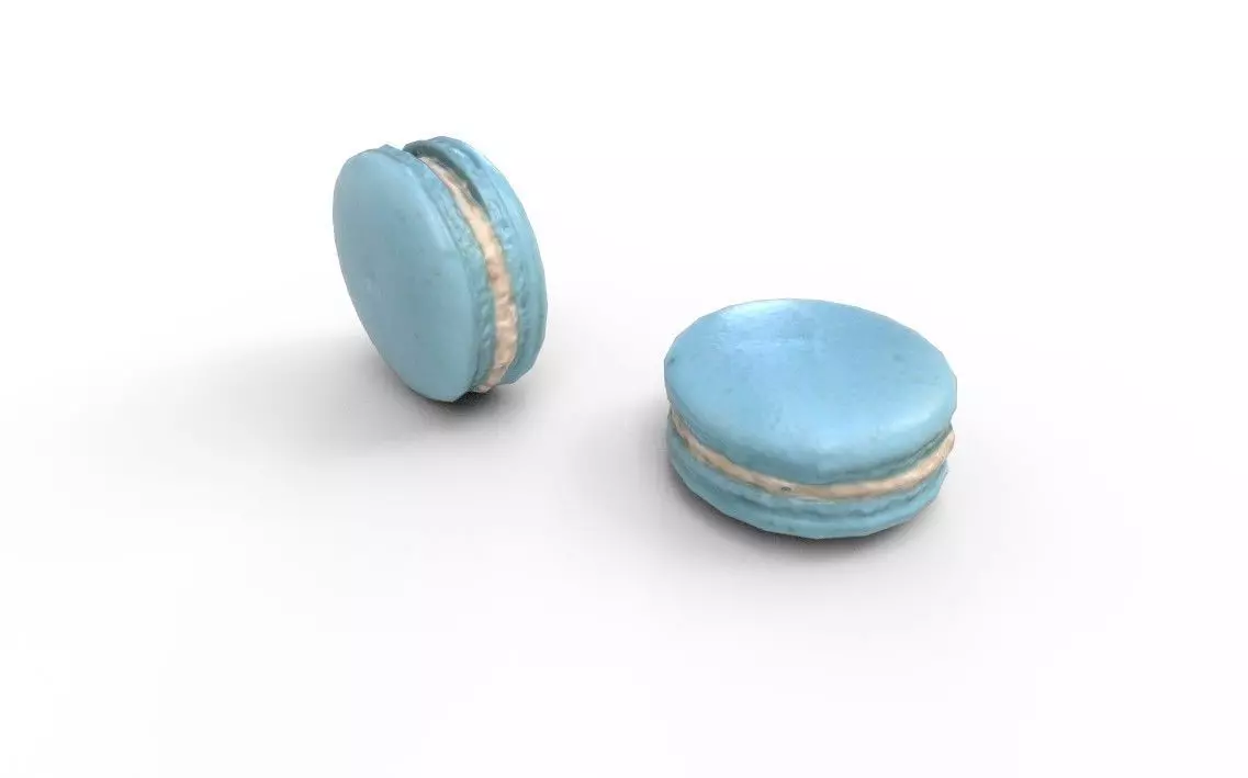 Macaron M05 Low-poly 3D model_5