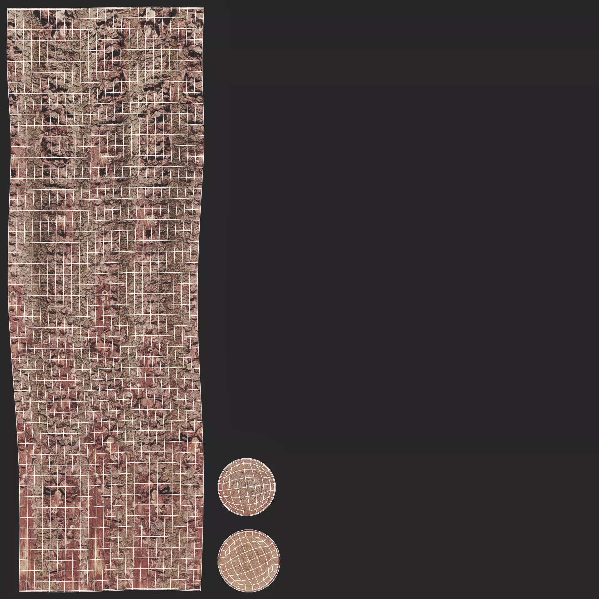 -Tree Log- V4- Low-poly 3D model_7