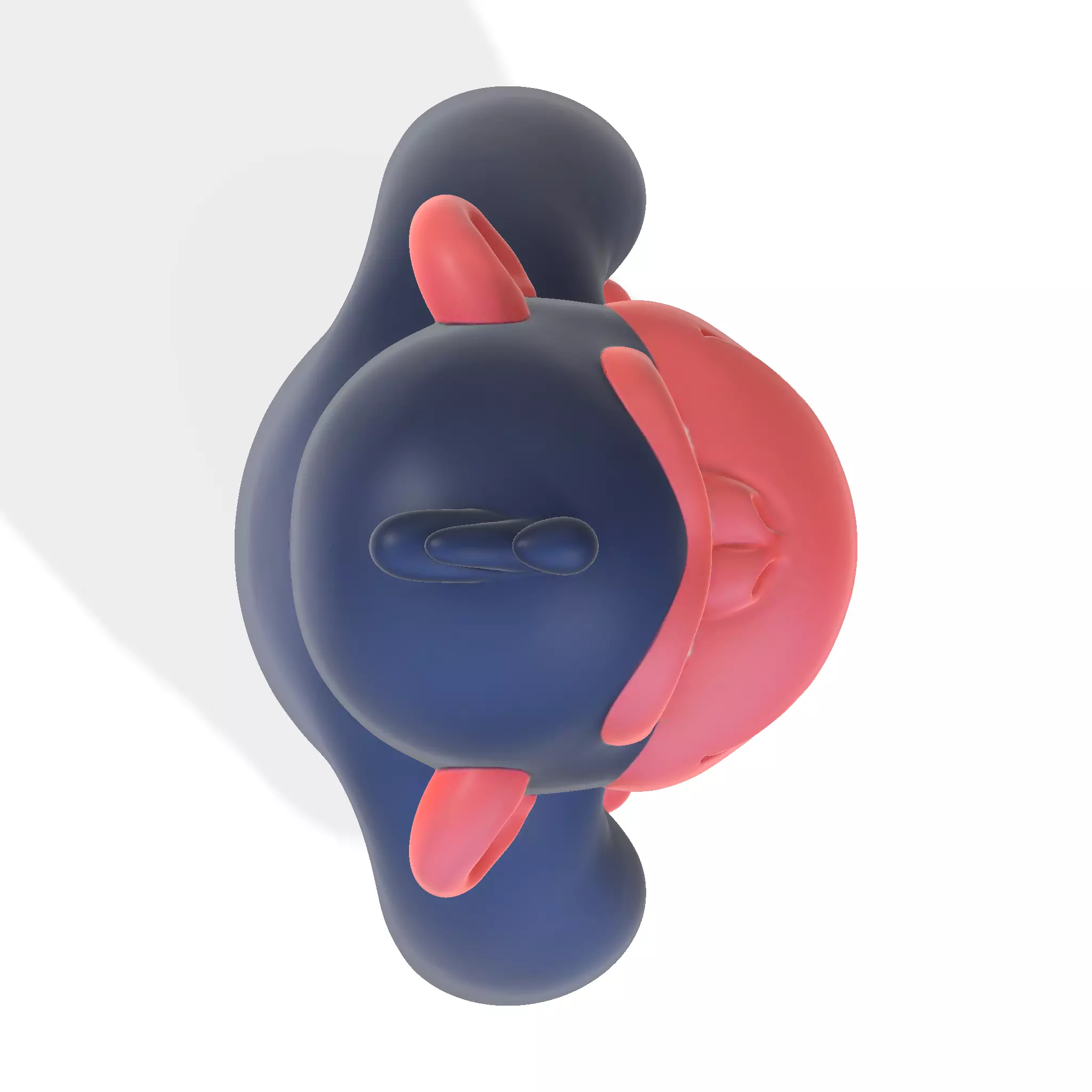 Cute Gorilla  High Poly 3D Printable Figurine 3D print model_23