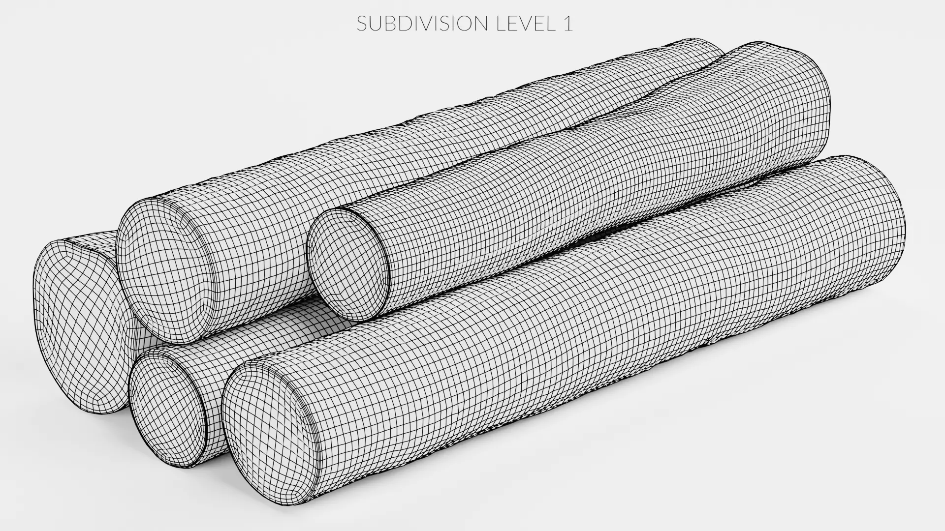 -Tree Logs V1- Low-poly 3D model_9
