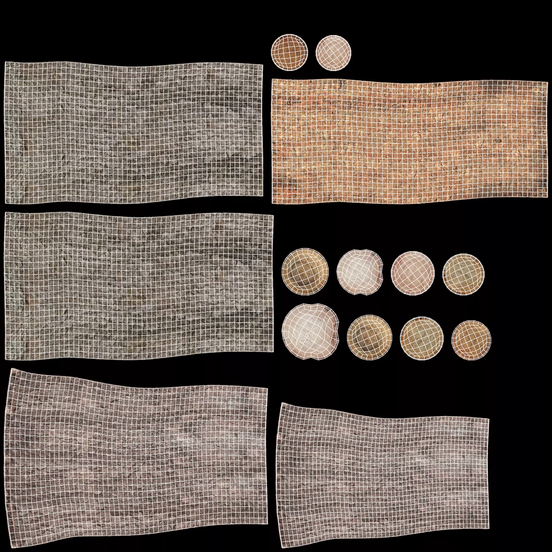 -Tree Logs V1- Low-poly 3D model_7