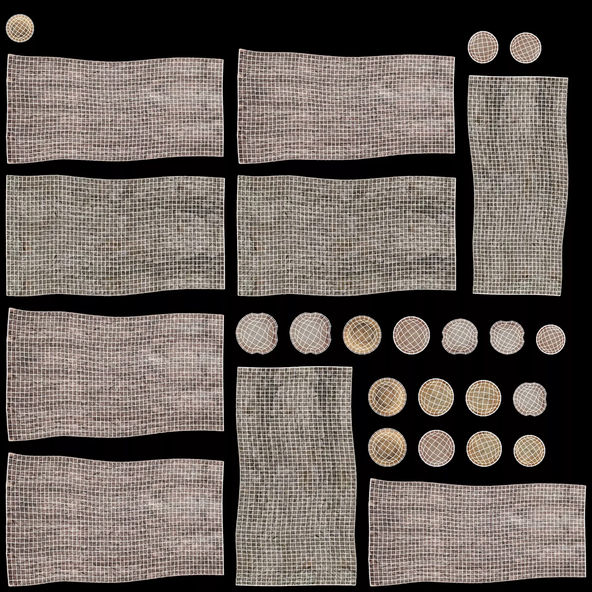 -Tree Logs V3- Low-poly 3D model_7