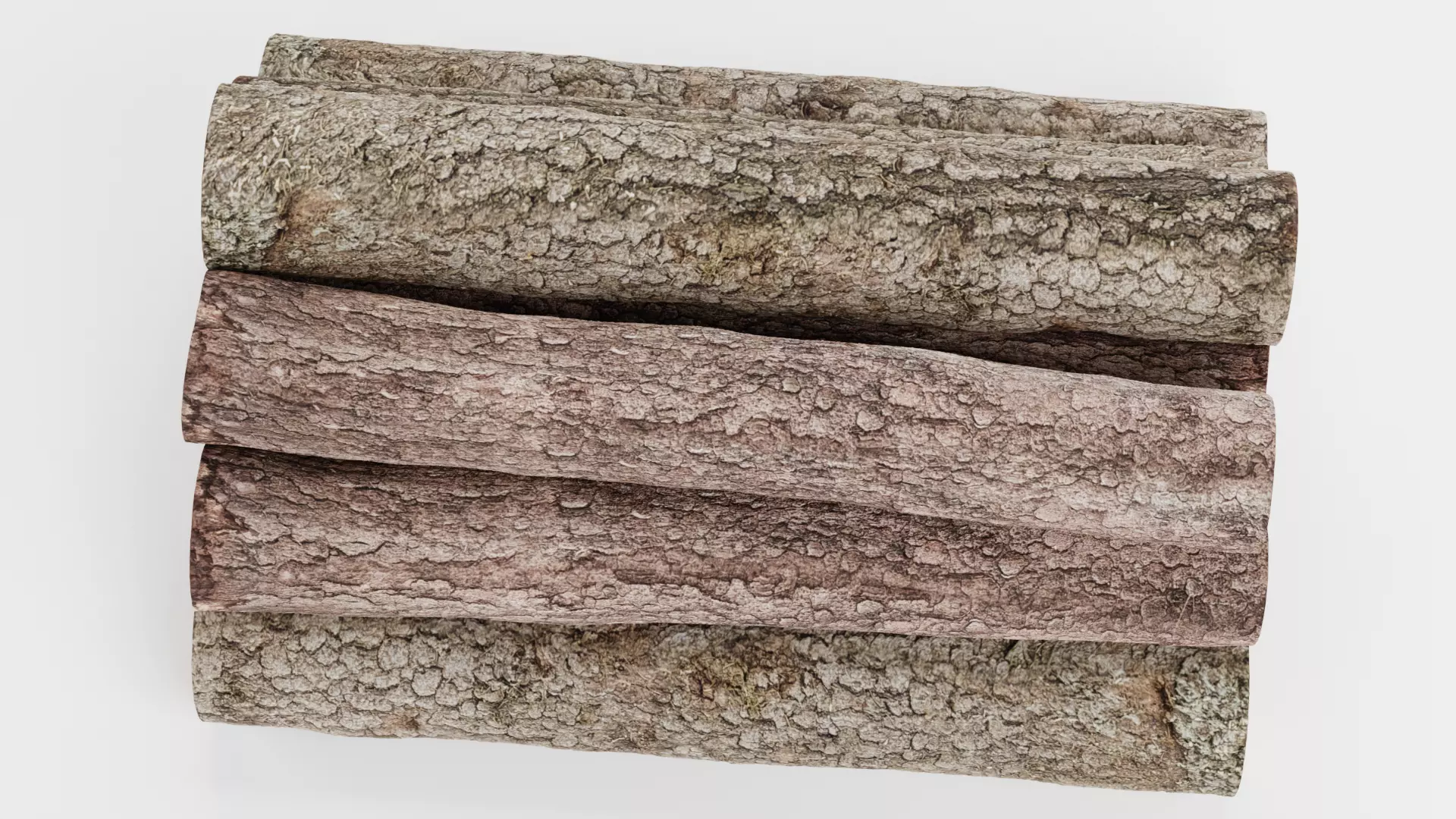 -Tree Logs V3- Low-poly 3D model_6