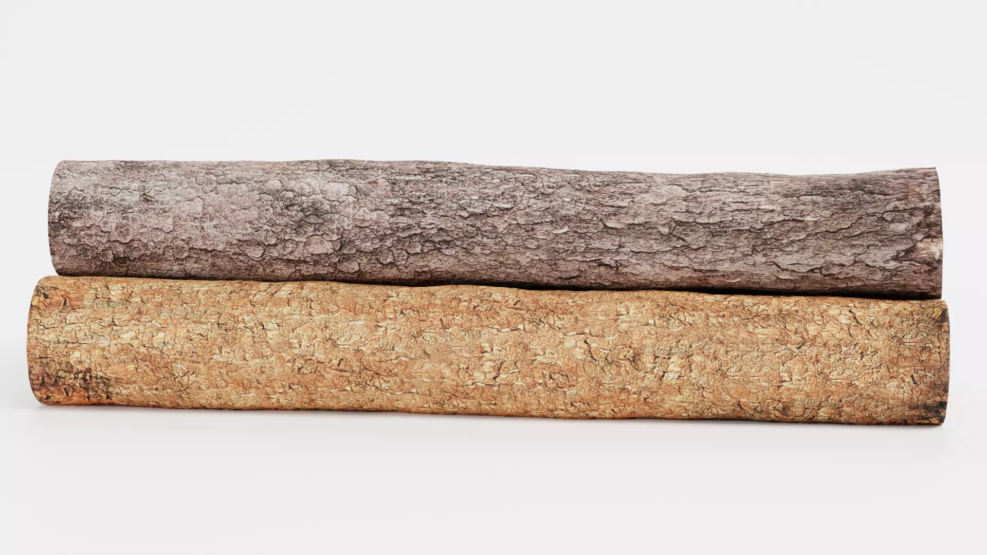 -Tree Logs V4- Low-poly 3D model_3