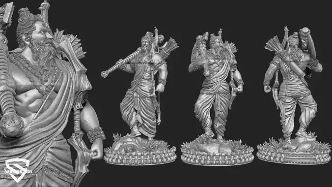 Parashurama STL  for 3d Print