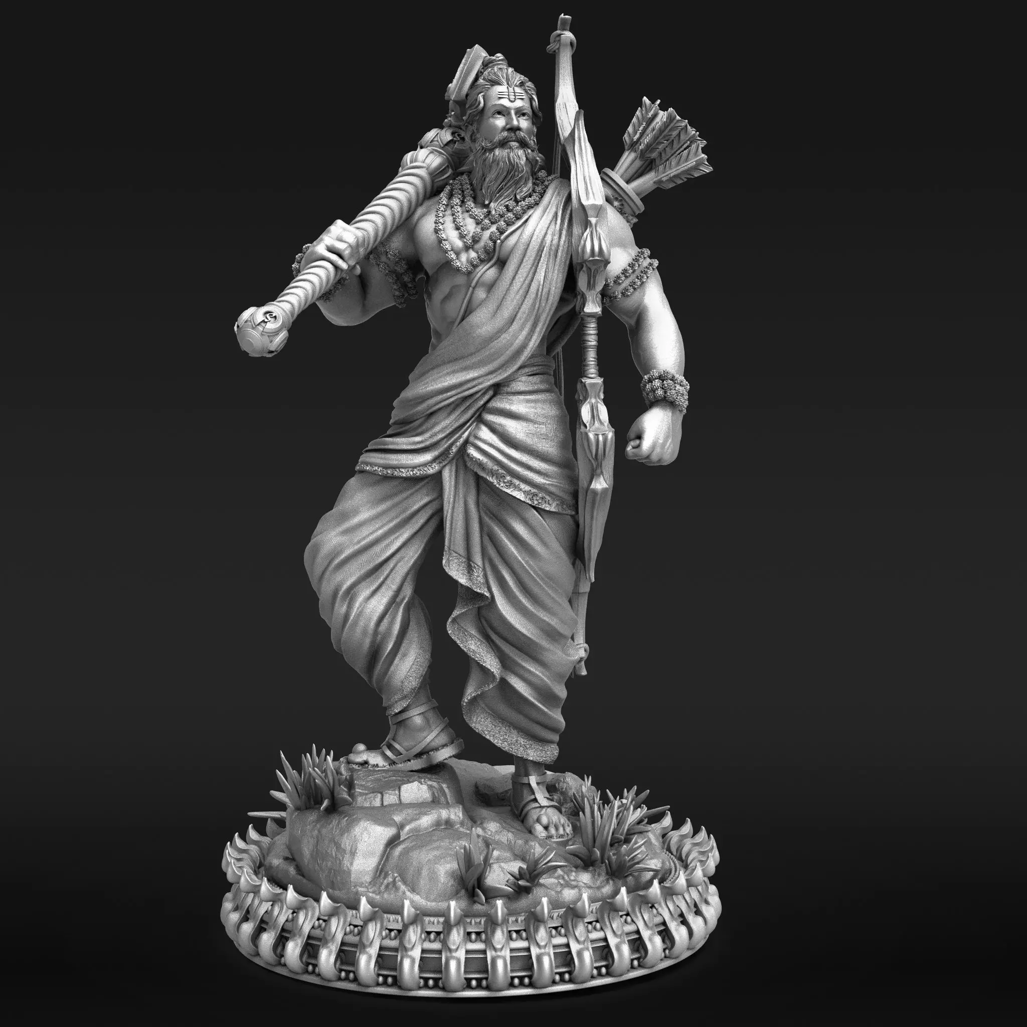 Parashurama STL  for 3d Print 3D print model_4
