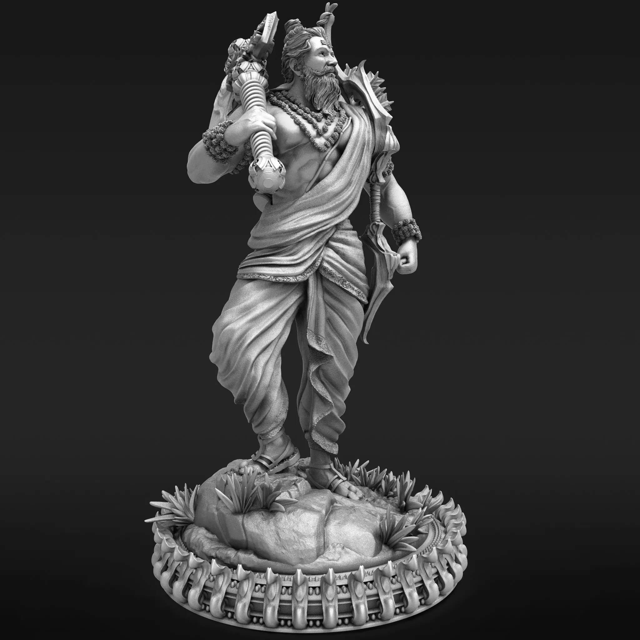 Parashurama STL  for 3d Print 3D print model_2