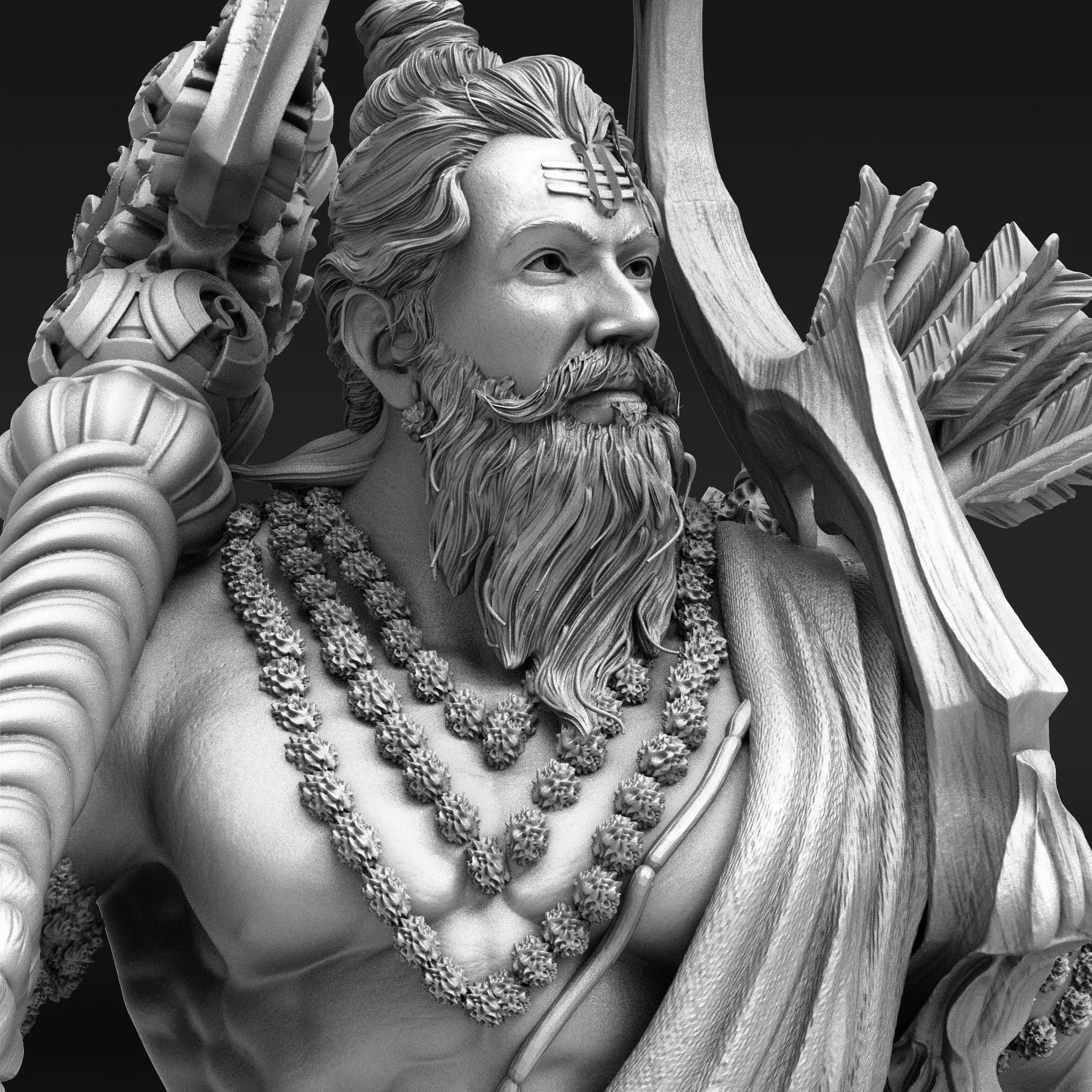 Parashurama STL  for 3d Print 3D print model_7