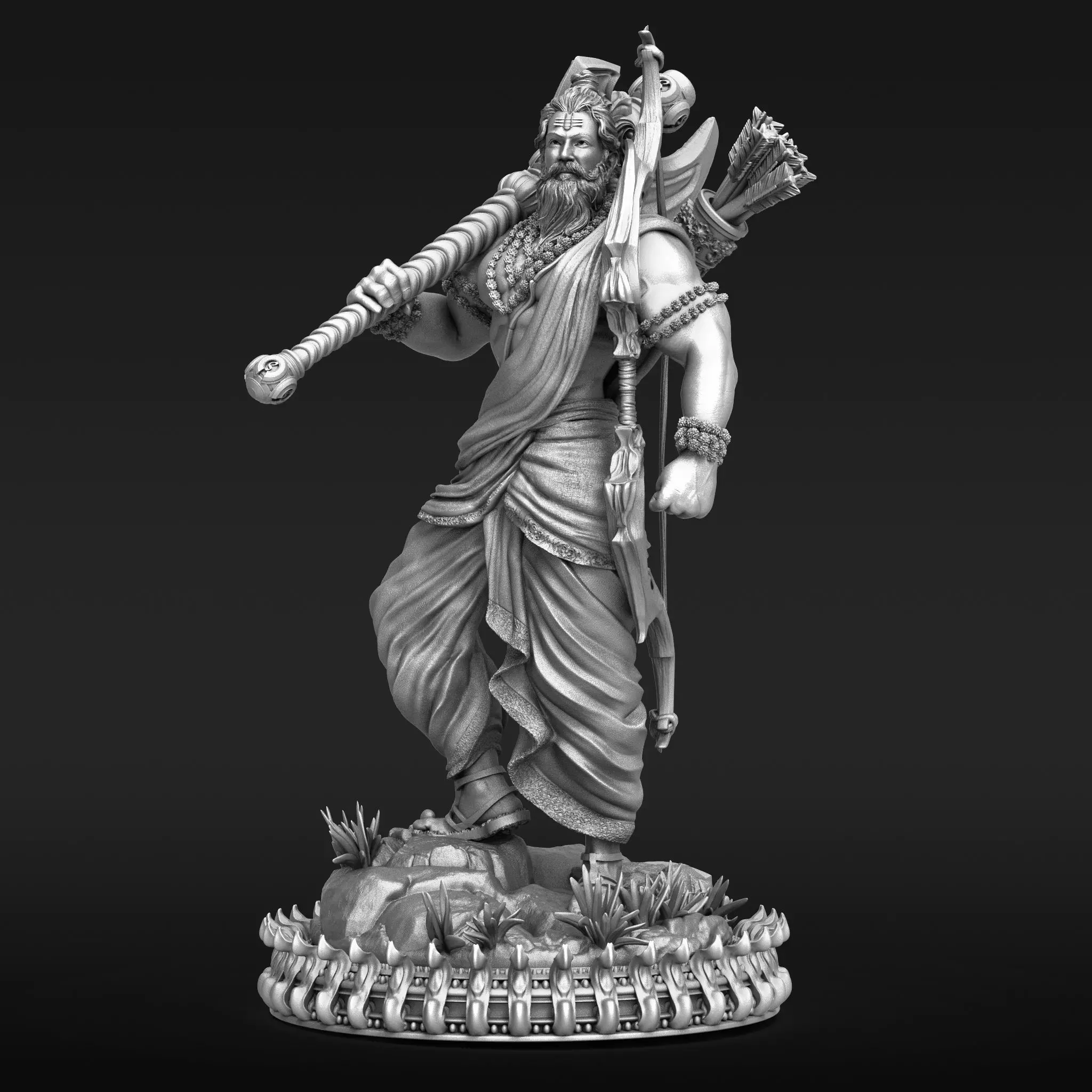 Parashurama STL  for 3d Print 3D print model_5