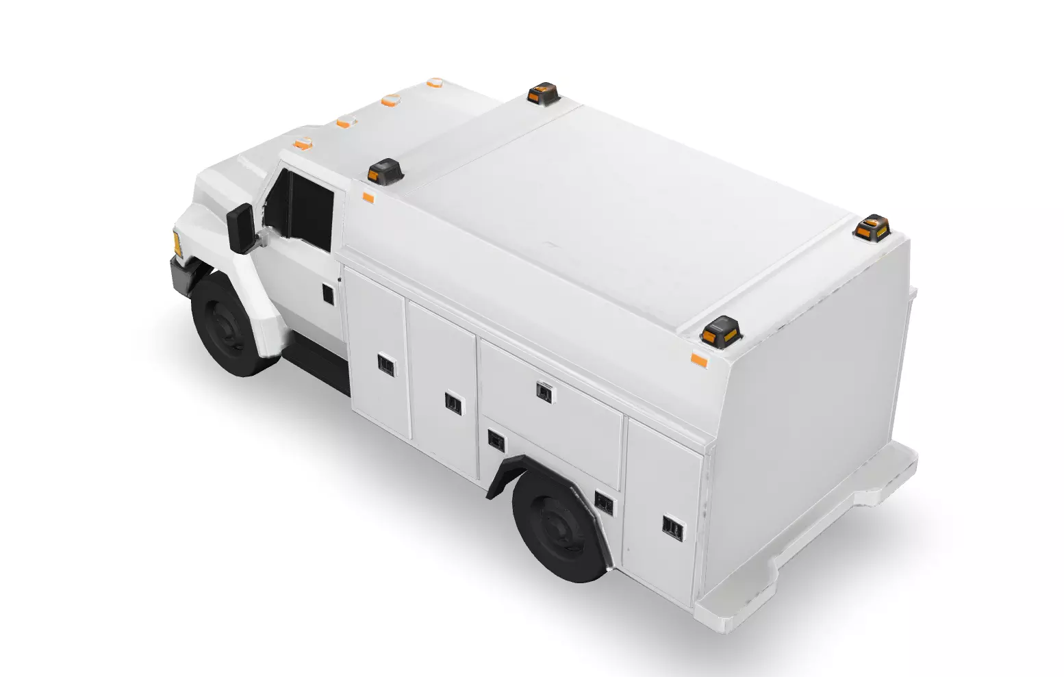 Low Poly Vehicle Pack Low-poly 3D model_16