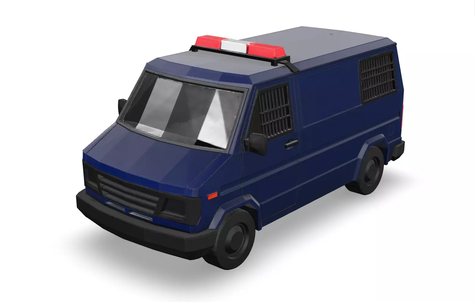 Low Poly Vehicle Pack Low-poly 3D model_10