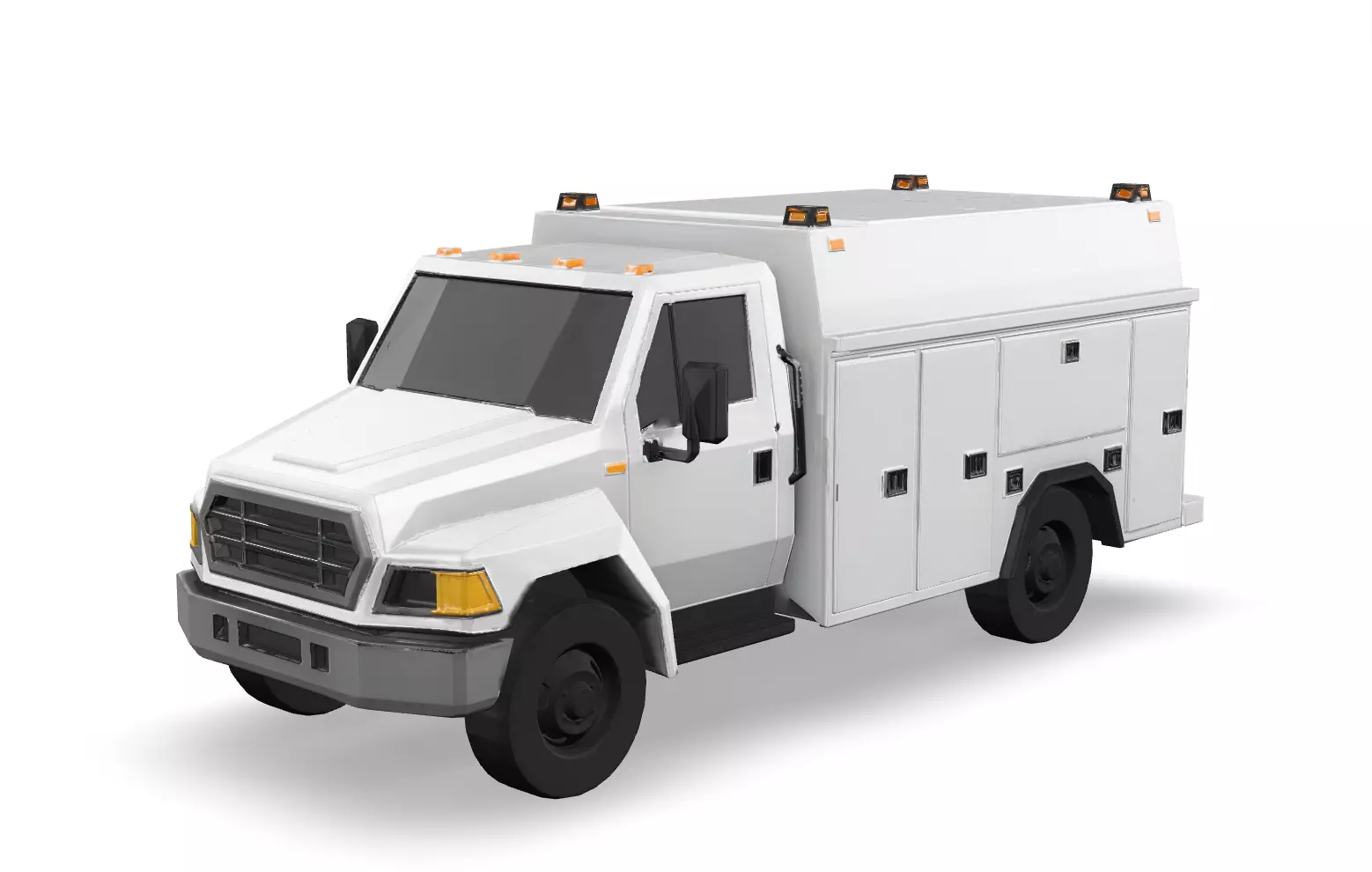 Low Poly Vehicle Pack Low-poly 3D model_13