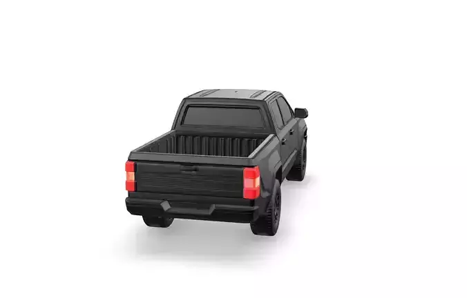 Low Poly Vehicle Pack Low-poly 3D model 5