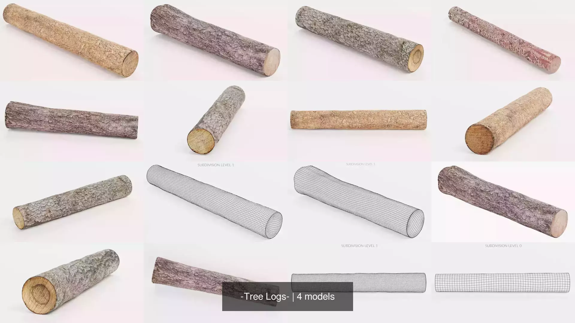 -Tree Logs- 3D Model Collection_0