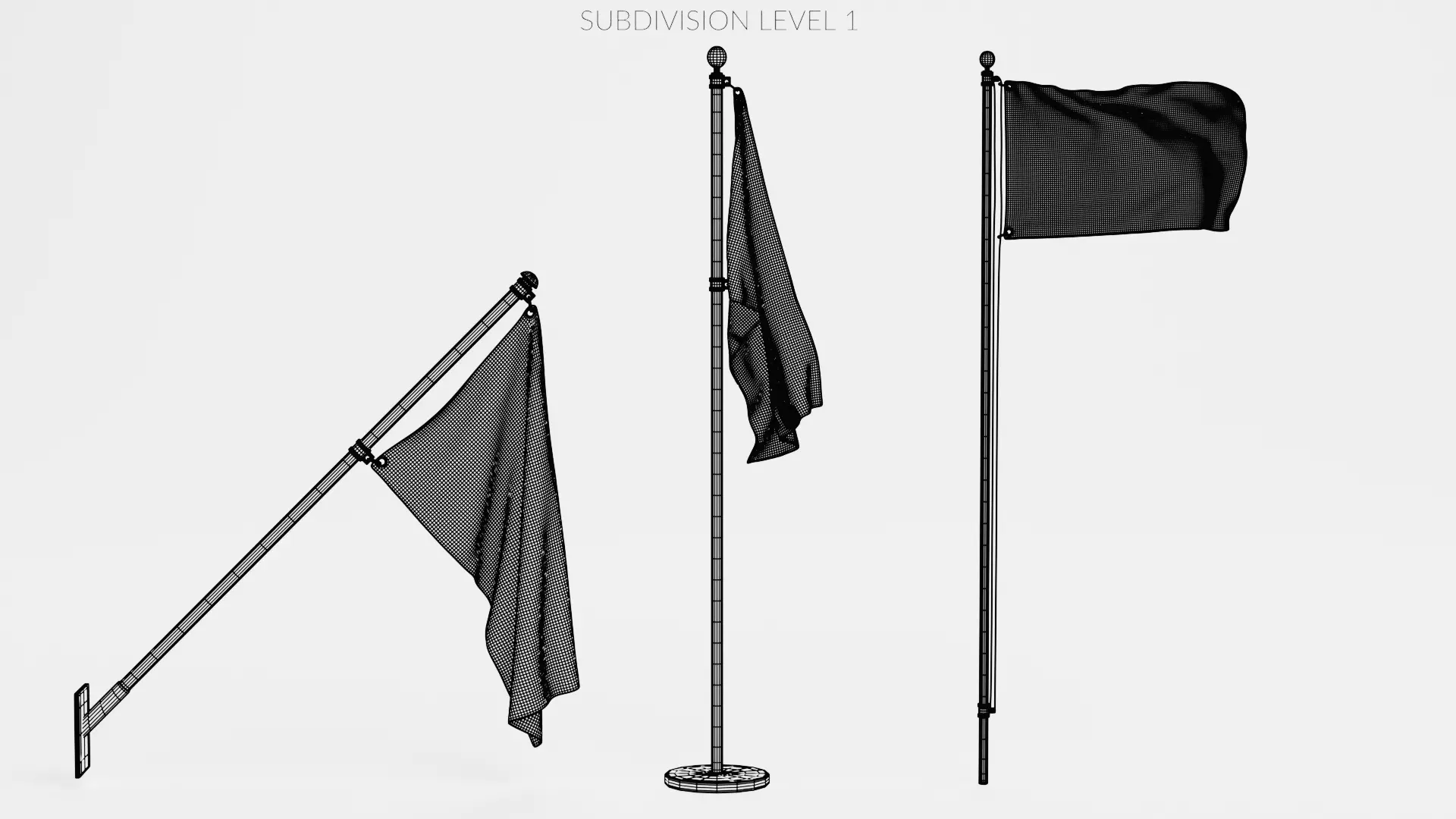 -Ukraine Flags- 3D model_13