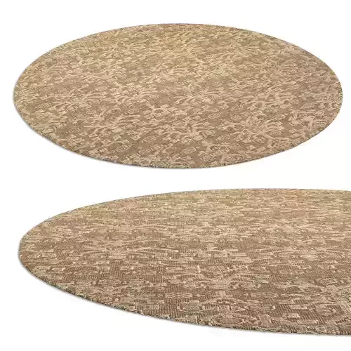 Pacifica Hand-Knotted Rug round