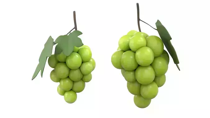 Cartoon Grape Green