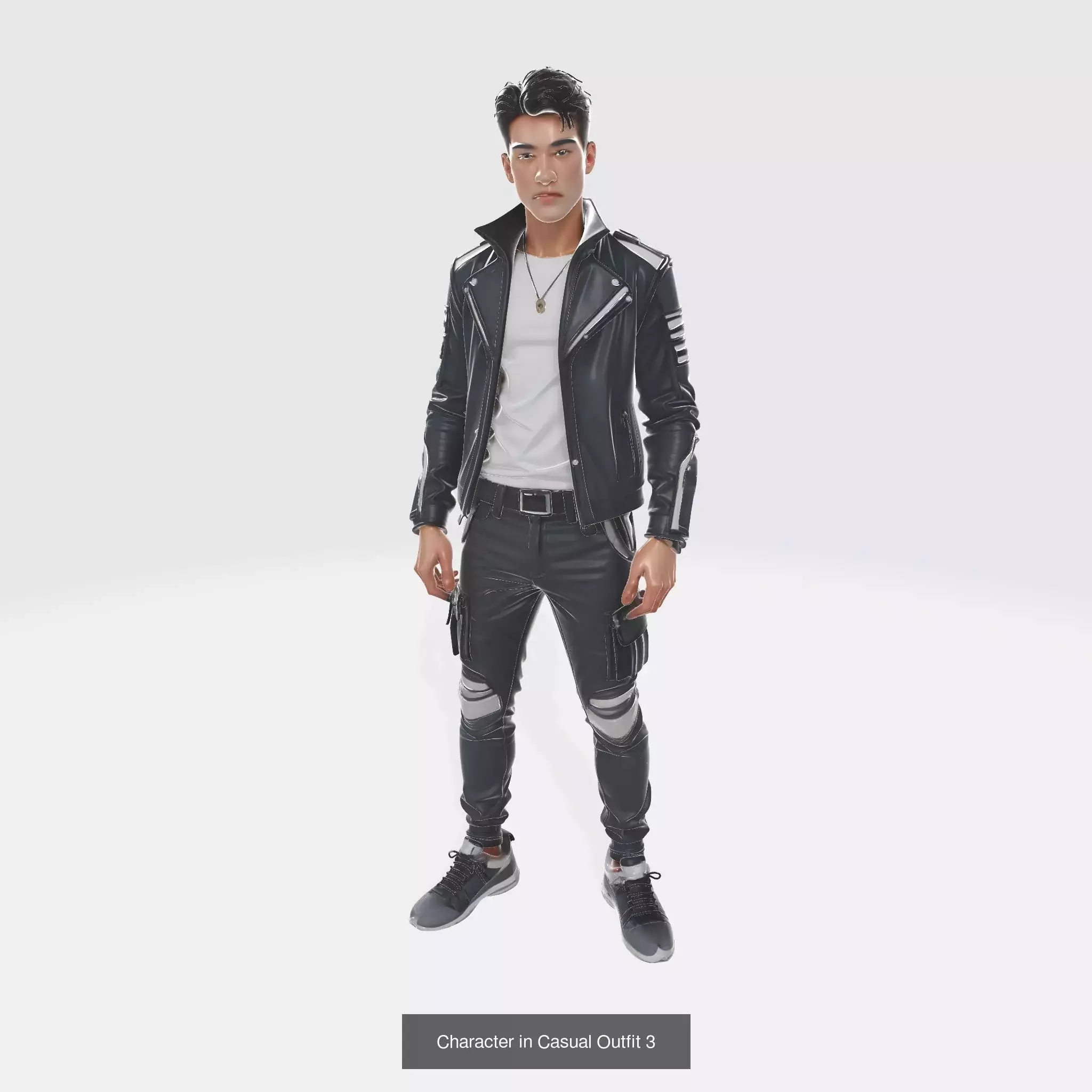 15 in 1 Character in Casual Outfit Bundle 3D Model Collection_3