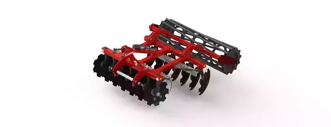 WG 0007 - Complete range of 4 mounted heavy disc harrow 