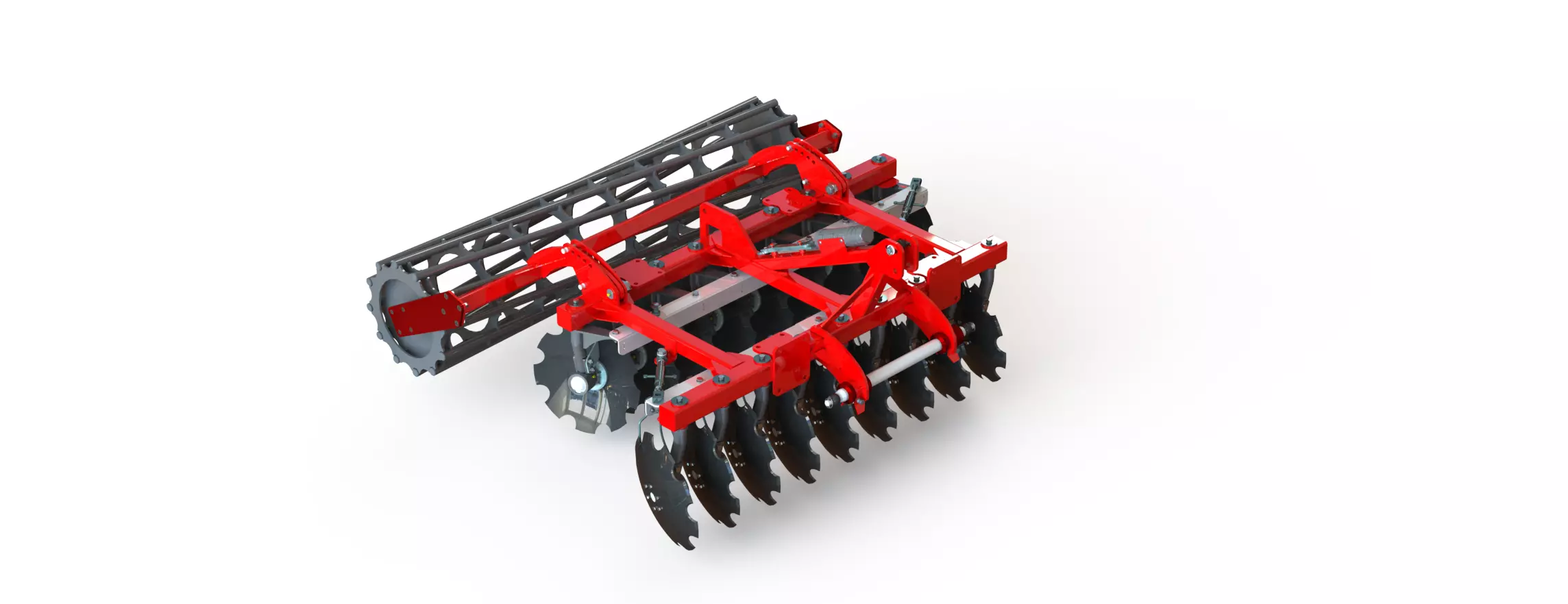 WG 0007 - Complete range of 4 mounted heavy disc harrow  3D model_12
