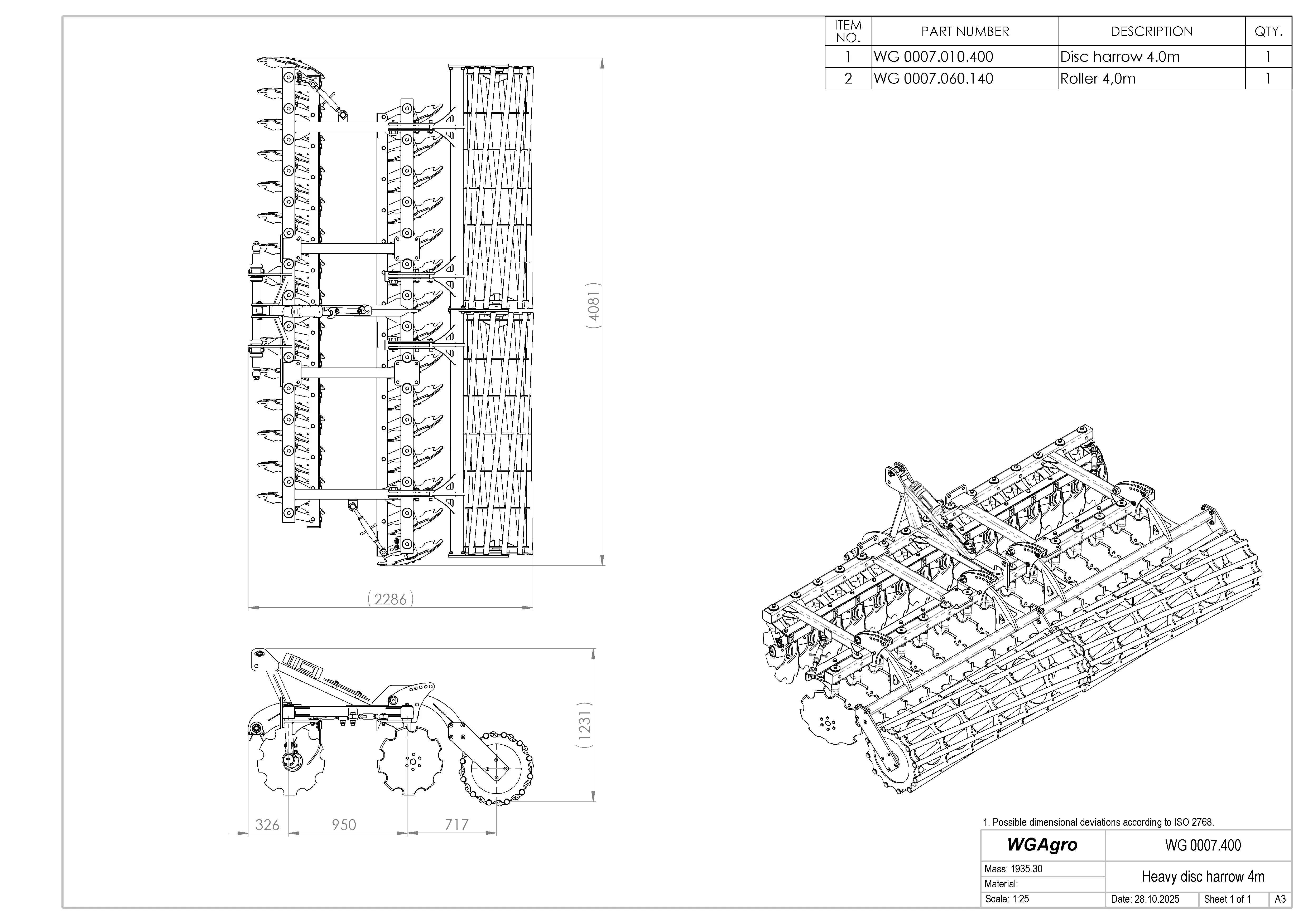 WG 0007 - Complete range of 4 mounted heavy disc harrow  3D model_20