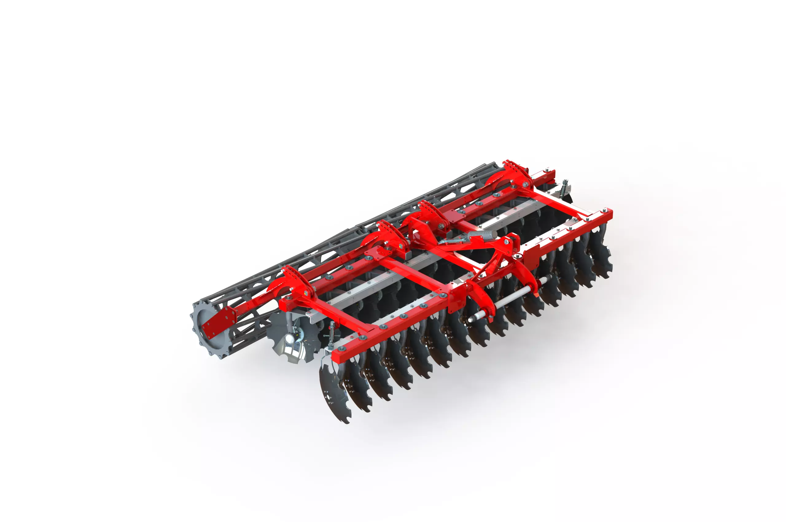 WG 0007 - Complete range of 4 mounted heavy disc harrow  3D model_21