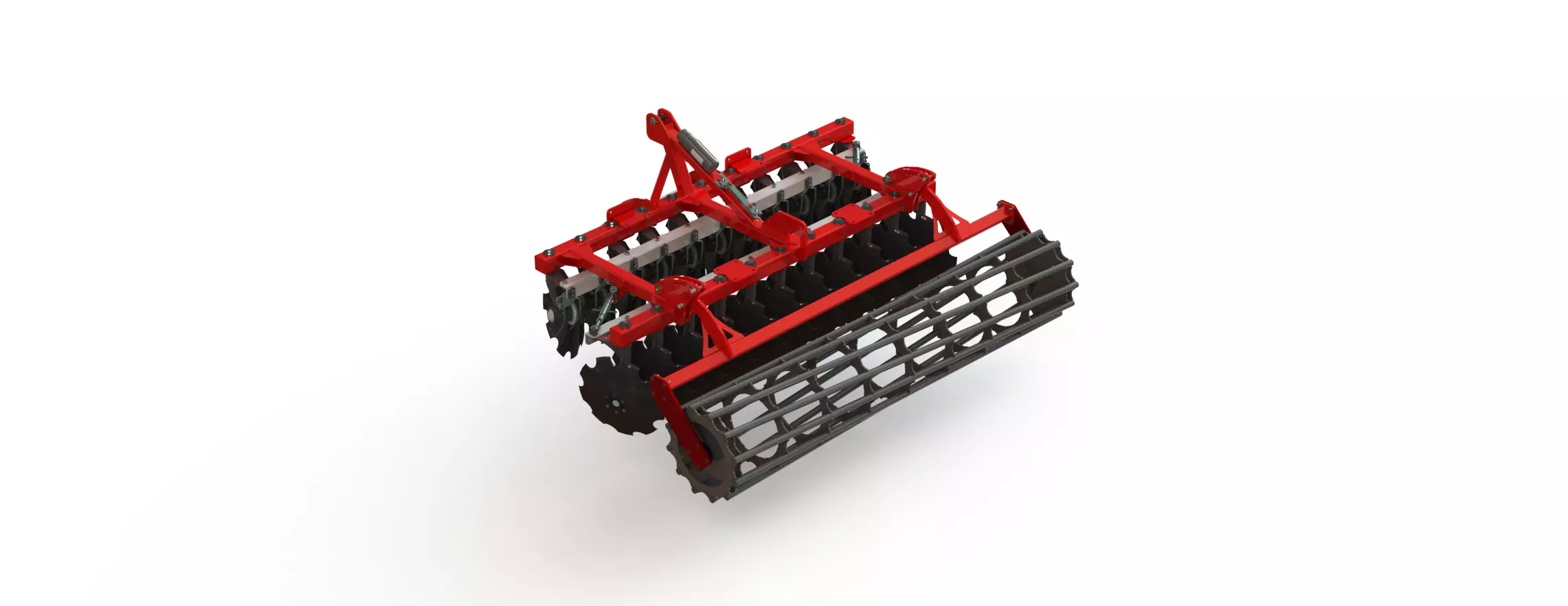 WG 0007 - Complete range of 4 mounted heavy disc harrow  3D model_16