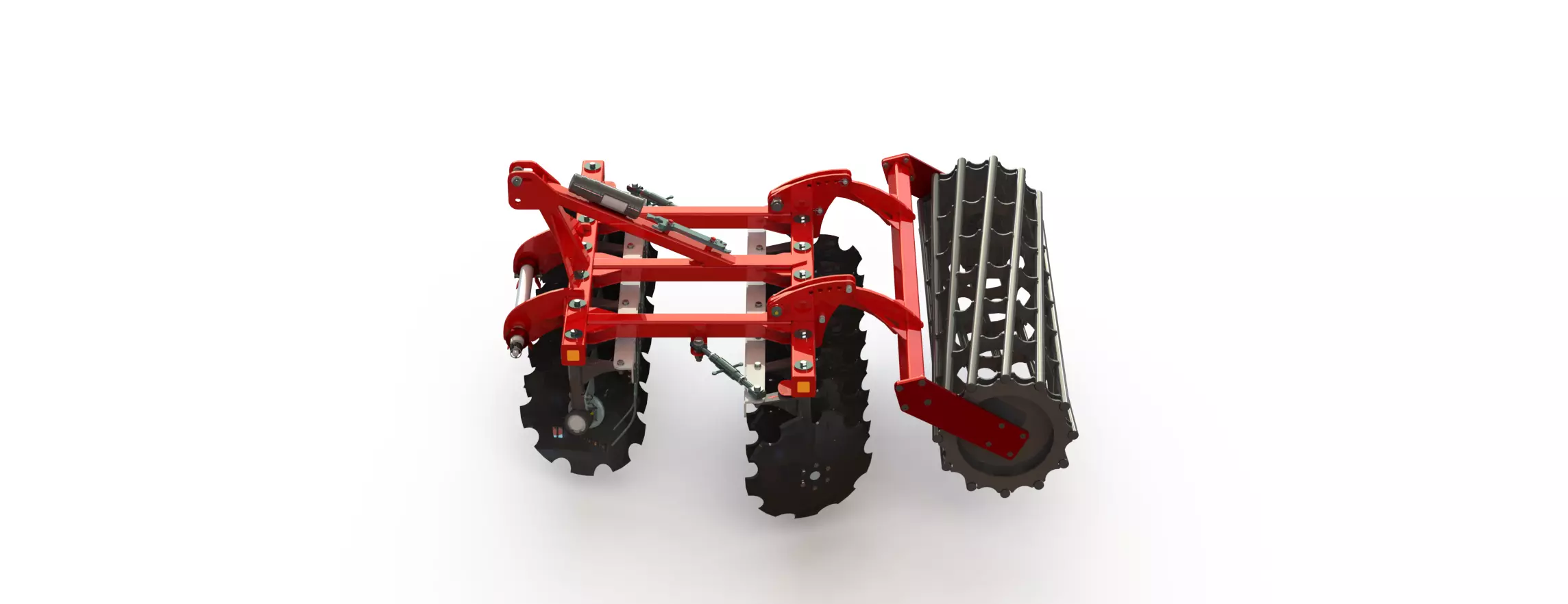 WG 0007 - Complete range of 4 mounted heavy disc harrow  3D model_6