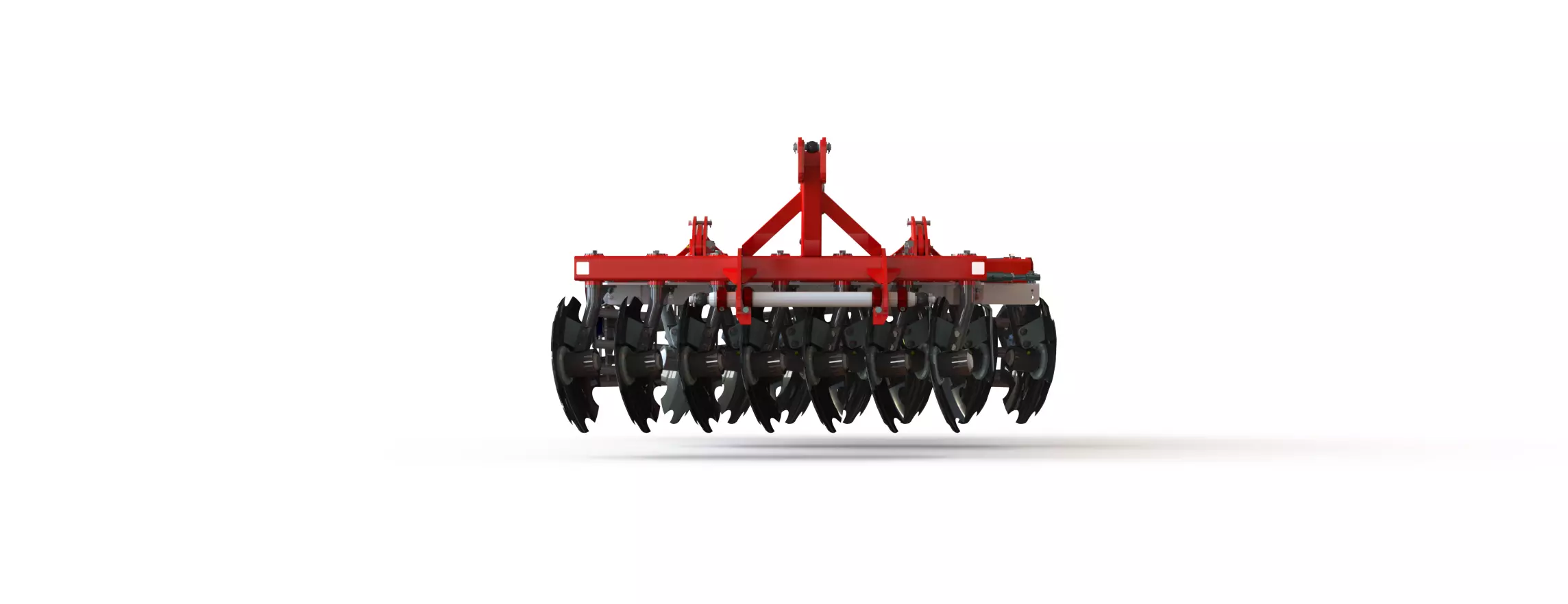 WG 0007 - Complete range of 4 mounted heavy disc harrow  3D model_5