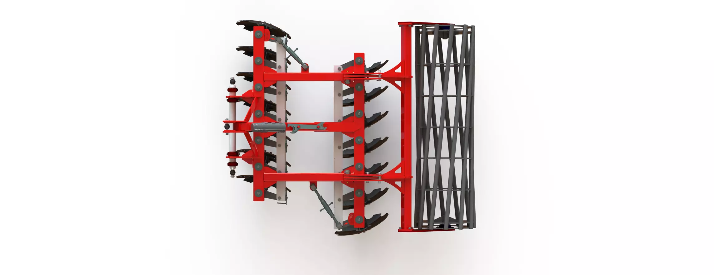 WG 0007 - Complete range of 4 mounted heavy disc harrow  3D model_7