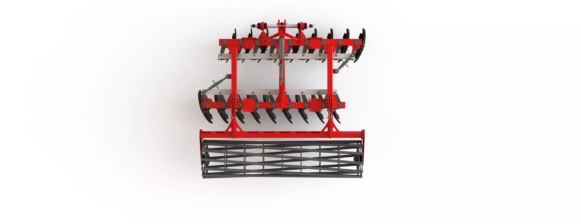WG 0007 - Complete range of 4 mounted heavy disc harrow  3D model_14