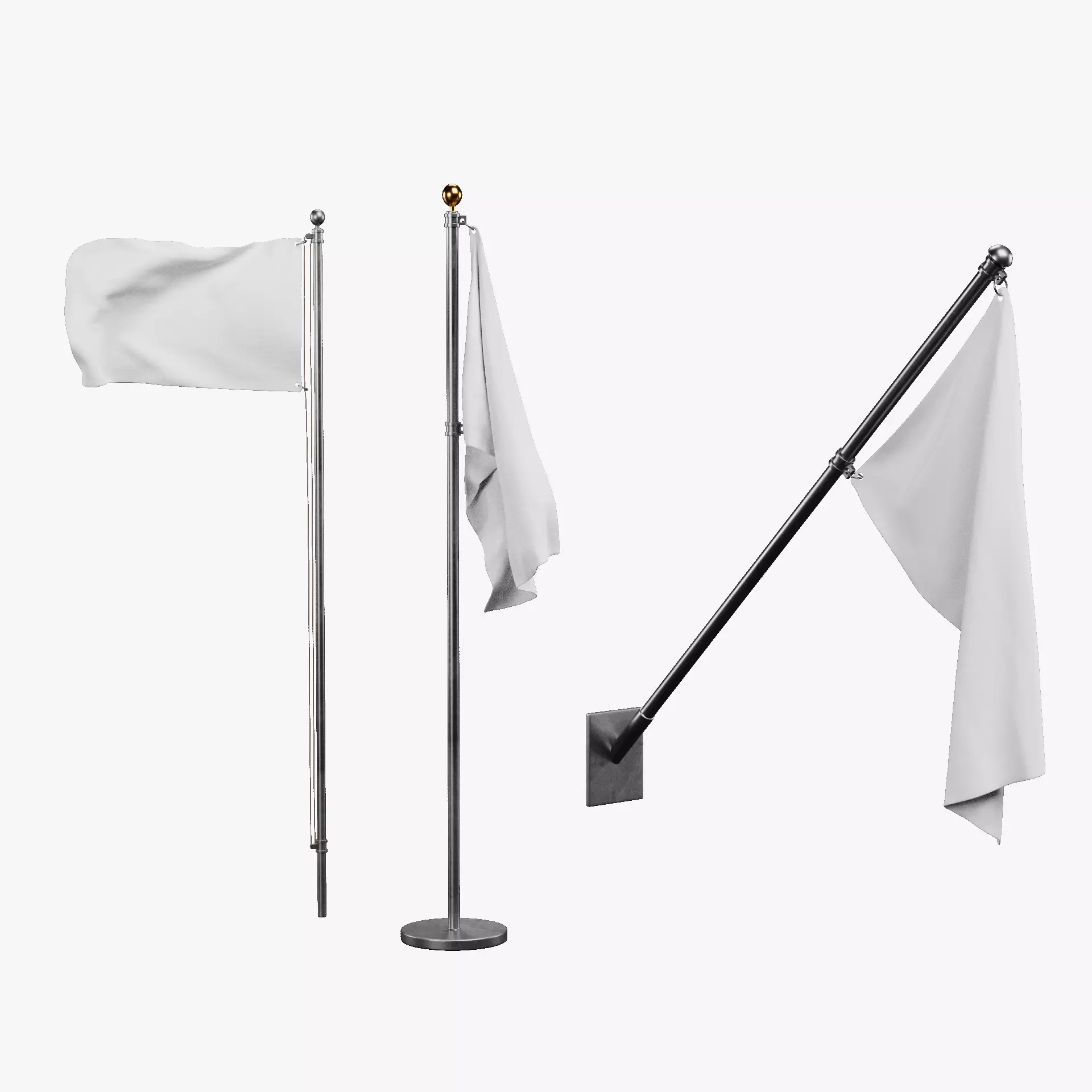-White Flags- 3D model_16