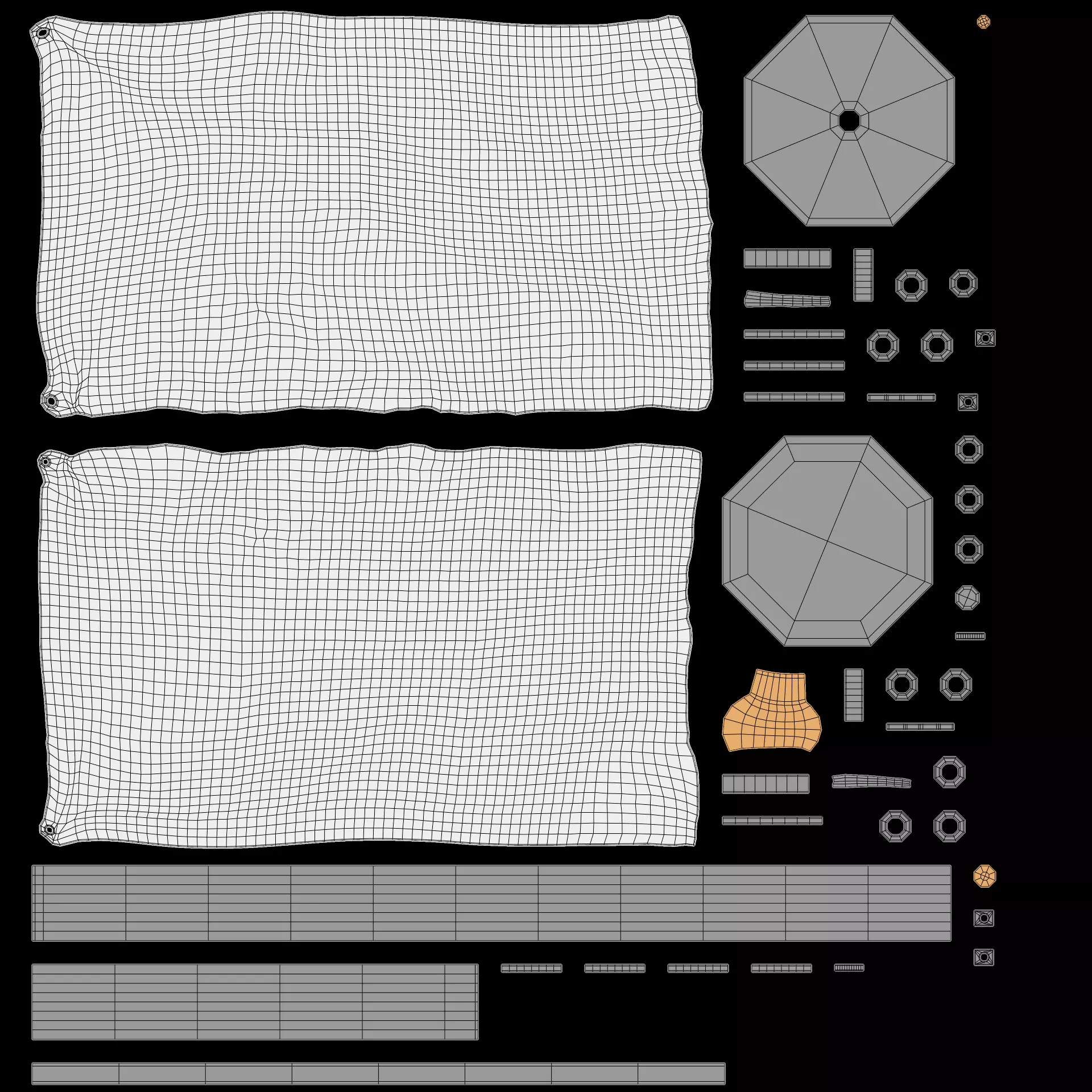 -White Flags- 3D model_9