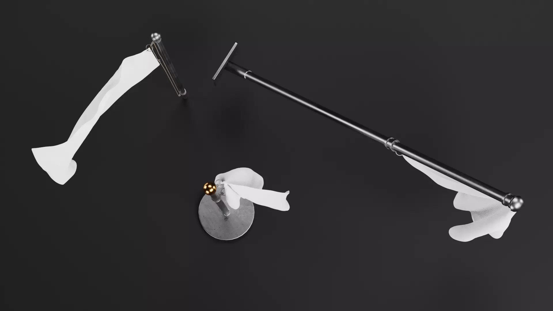 -White Flags- 3D model_5