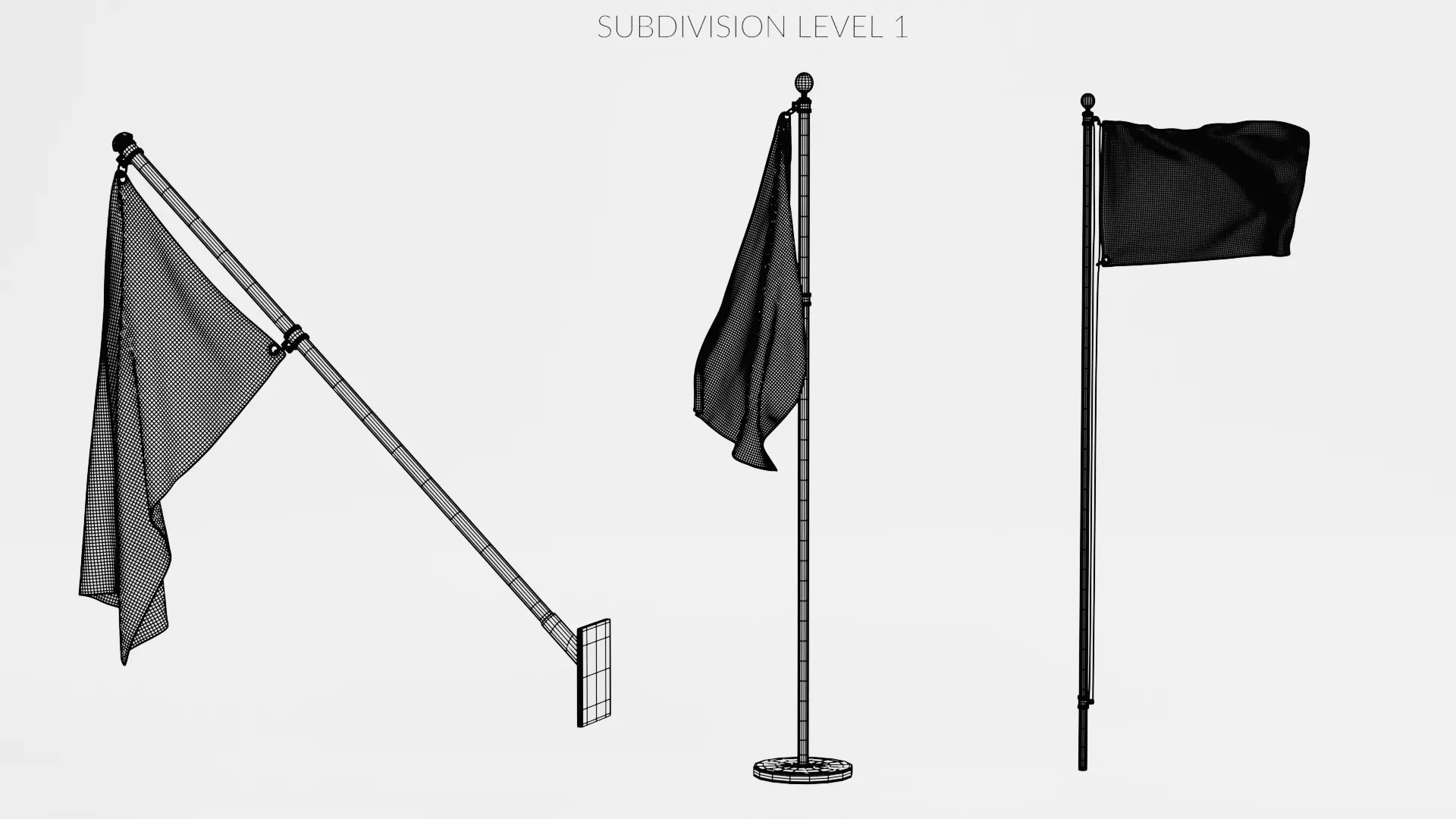-White Flags- 3D model_15