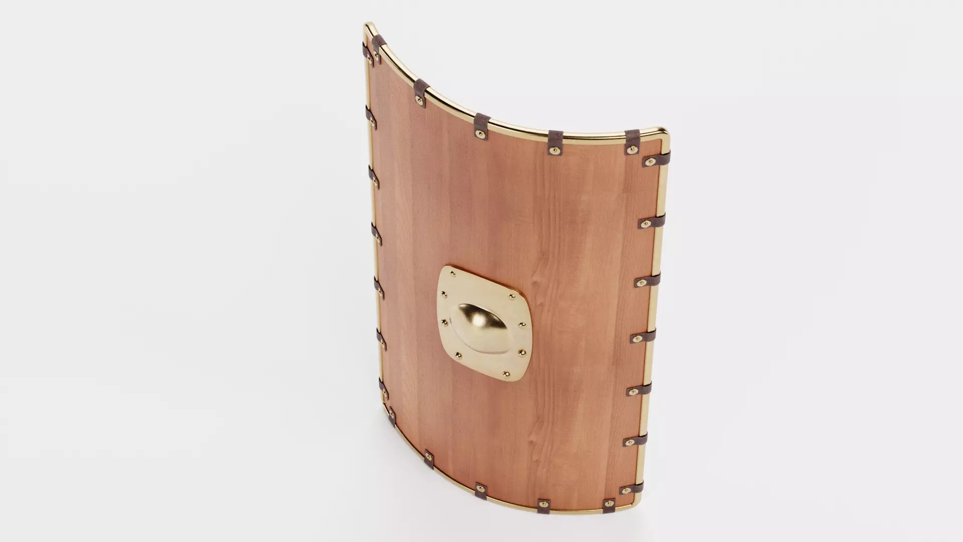-Wooden Shield- 3D model_5