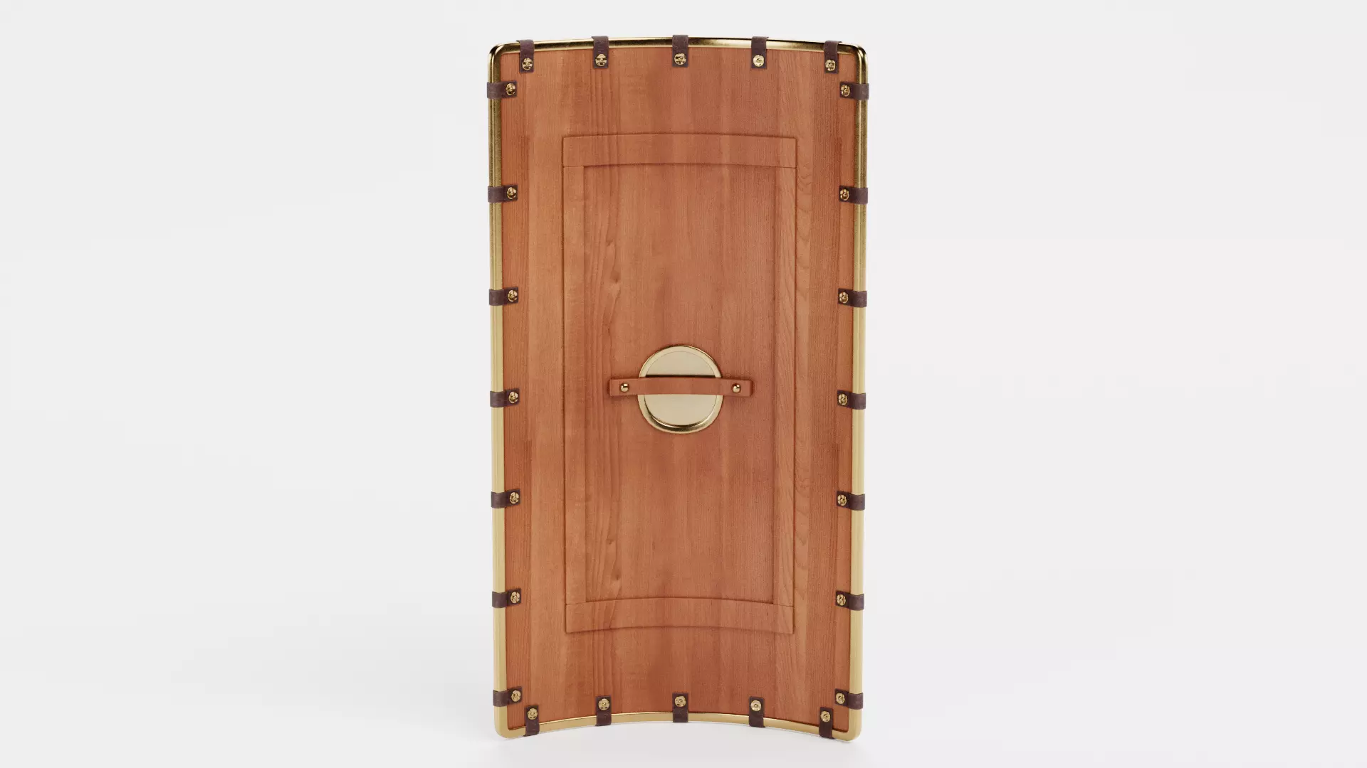 -Wooden Shield- 3D model_4