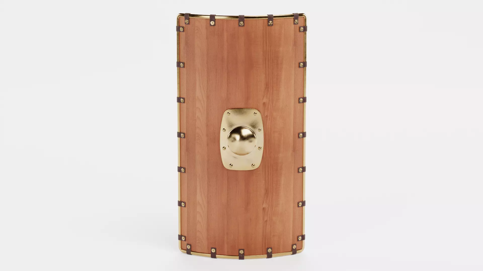 -Wooden Shield- 3D model_0
