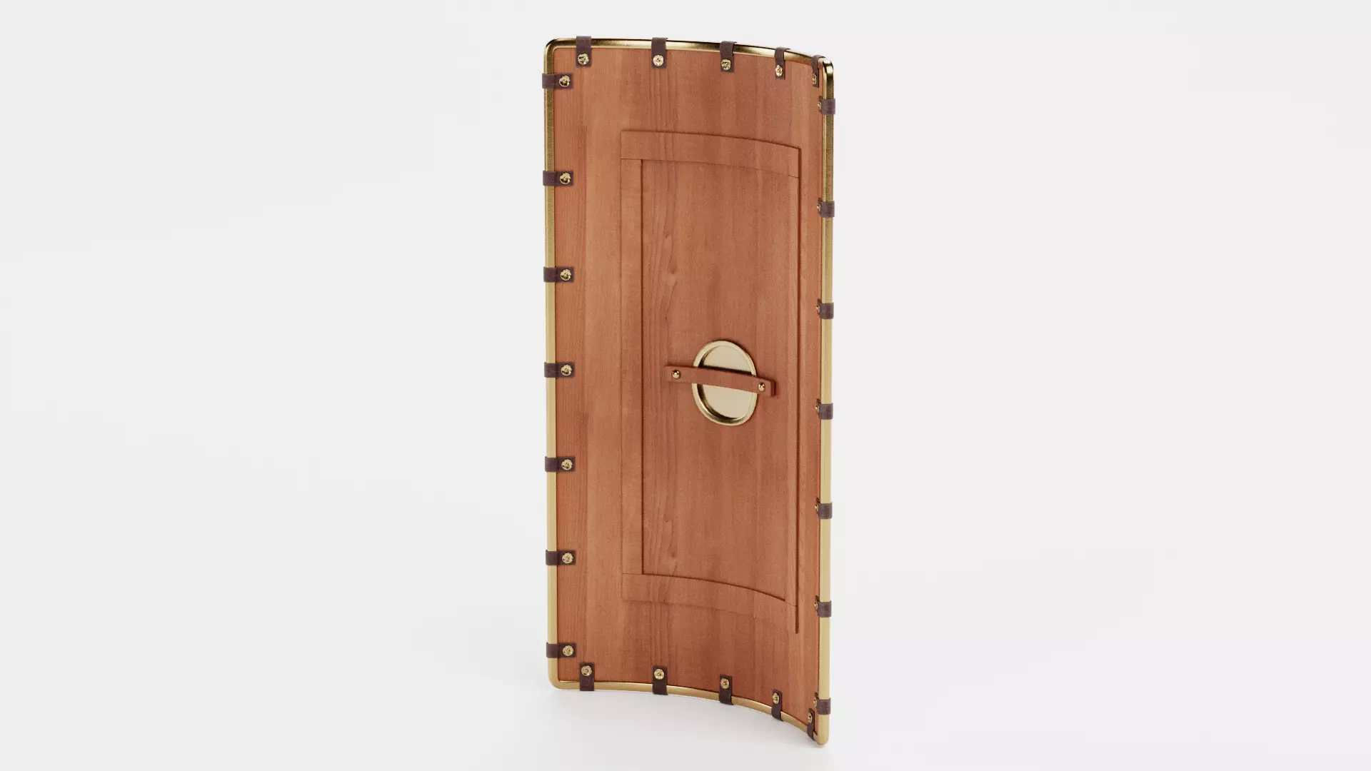 -Wooden Shield- 3D model_3