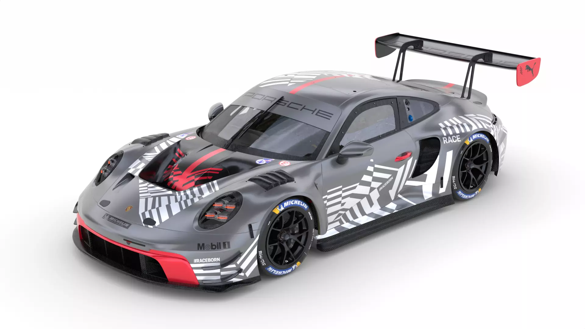 Porsche 911 GT3 R EVO 2026 3D model_0