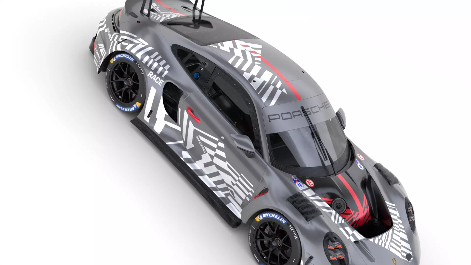 Porsche 911 GT3 R EVO 2026 3D model_12